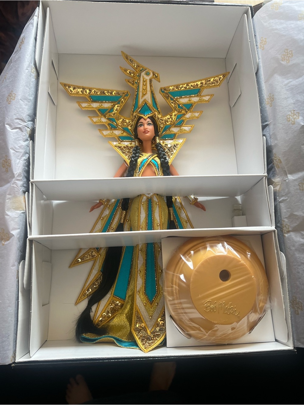 Barbie Bob Mackie “fantasy Goddess Of The Americas” 2000 Limited